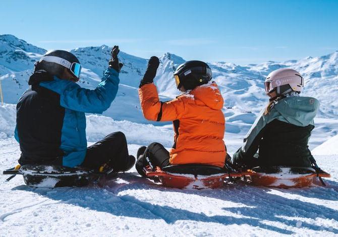 Tobogganing